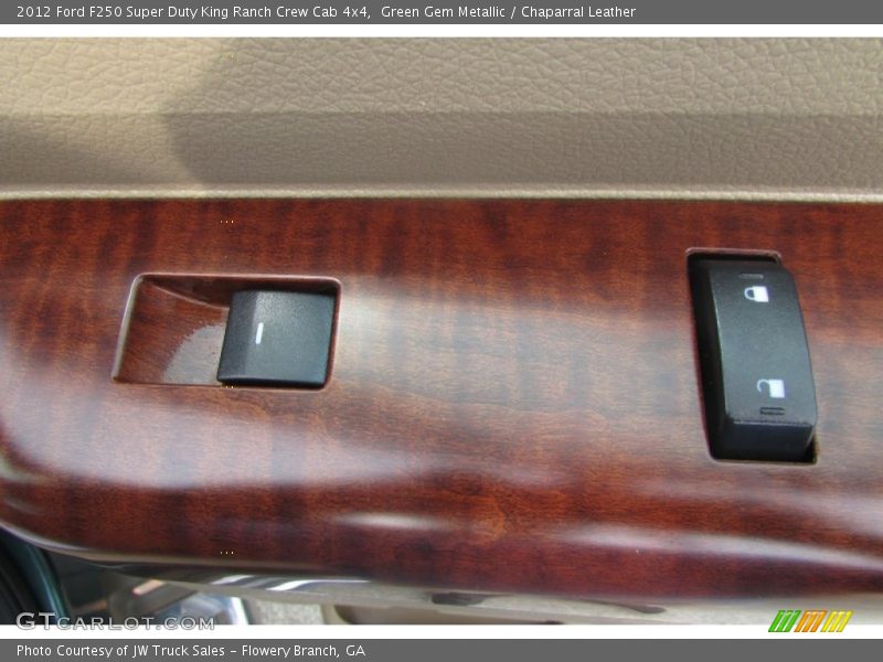 Green Gem Metallic / Chaparral Leather 2012 Ford F250 Super Duty King Ranch Crew Cab 4x4