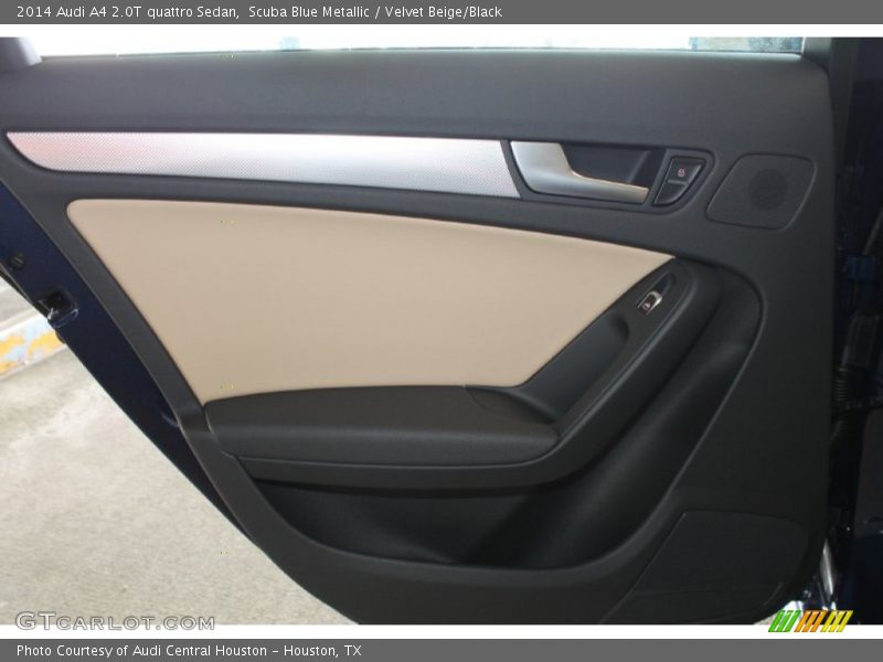 Scuba Blue Metallic / Velvet Beige/Black 2014 Audi A4 2.0T quattro Sedan