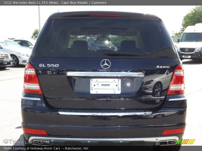 Capri Blue Metallic / Cashmere 2012 Mercedes-Benz GL 550 4Matic