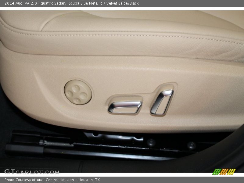 Scuba Blue Metallic / Velvet Beige/Black 2014 Audi A4 2.0T quattro Sedan