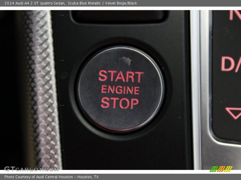 Scuba Blue Metallic / Velvet Beige/Black 2014 Audi A4 2.0T quattro Sedan