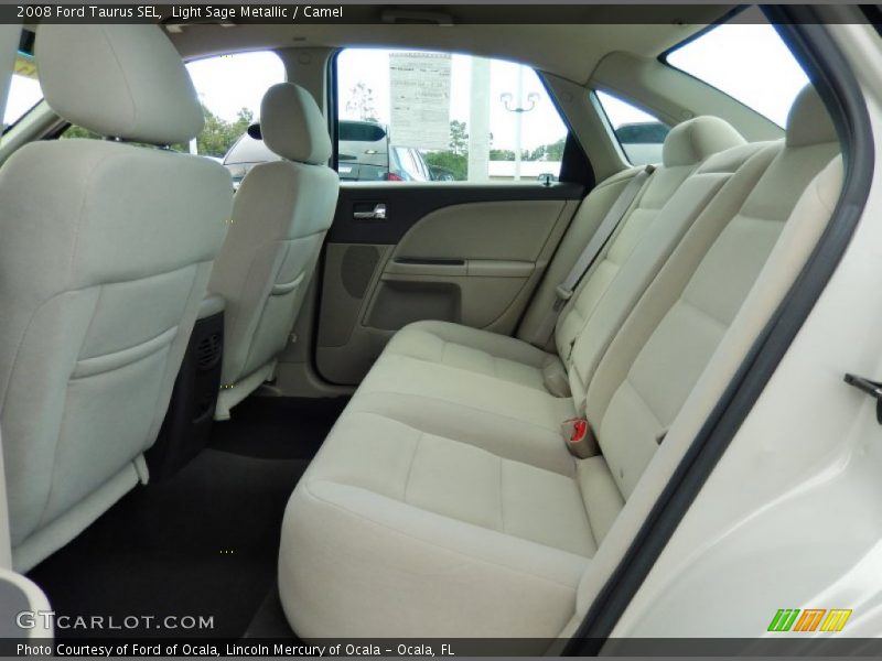Light Sage Metallic / Camel 2008 Ford Taurus SEL