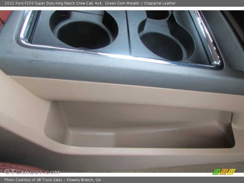 Green Gem Metallic / Chaparral Leather 2012 Ford F250 Super Duty King Ranch Crew Cab 4x4