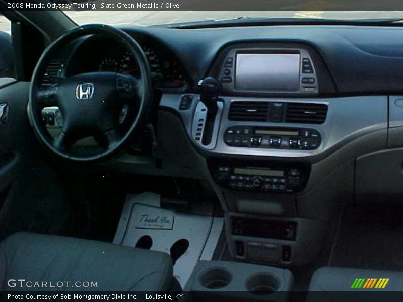 Slate Green Metallic / Olive 2008 Honda Odyssey Touring