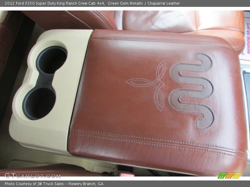Green Gem Metallic / Chaparral Leather 2012 Ford F250 Super Duty King Ranch Crew Cab 4x4