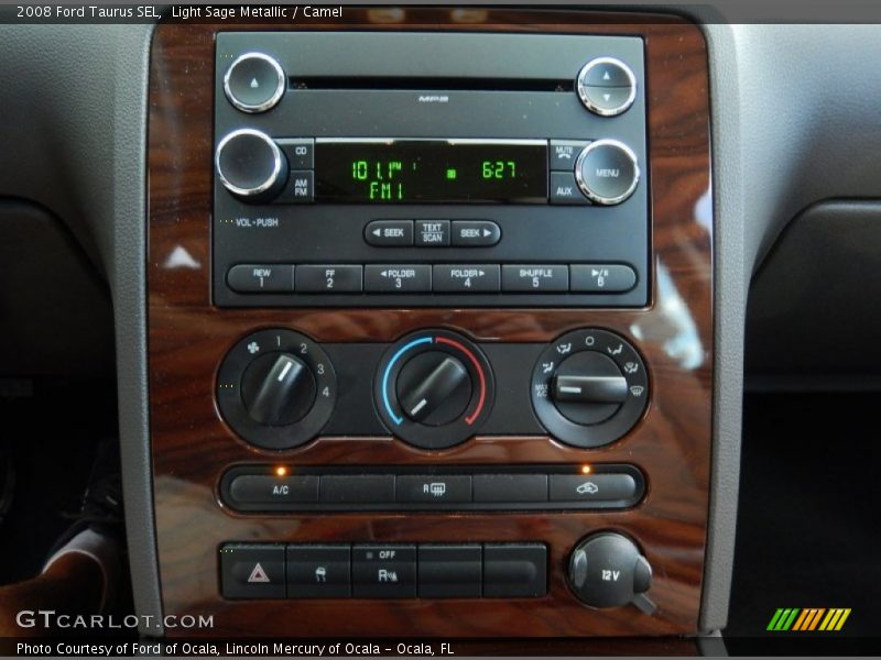 Light Sage Metallic / Camel 2008 Ford Taurus SEL