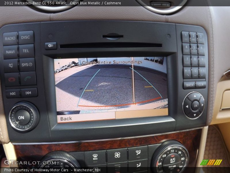 Capri Blue Metallic / Cashmere 2012 Mercedes-Benz GL 550 4Matic