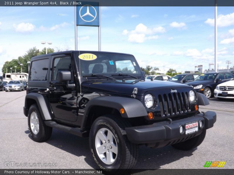 Black / Black 2011 Jeep Wrangler Sport 4x4