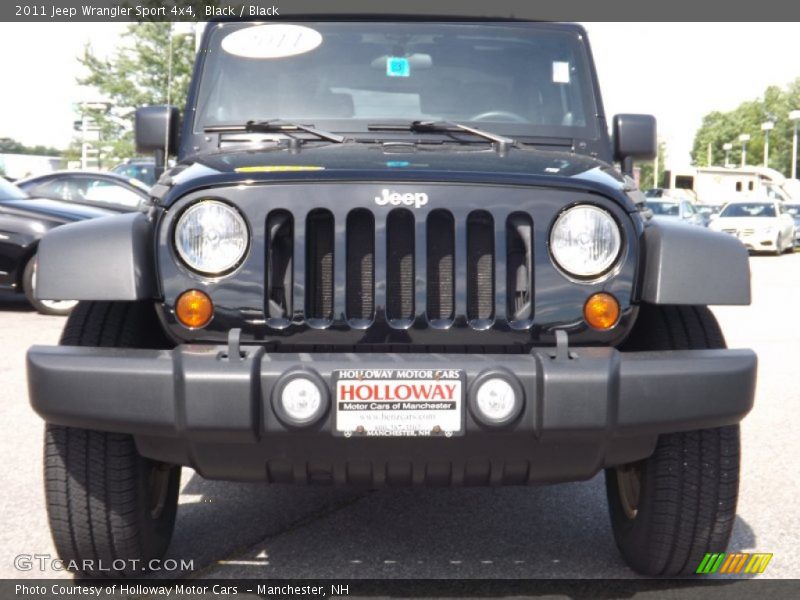 Black / Black 2011 Jeep Wrangler Sport 4x4