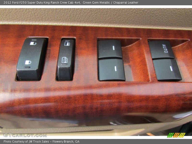 Green Gem Metallic / Chaparral Leather 2012 Ford F250 Super Duty King Ranch Crew Cab 4x4