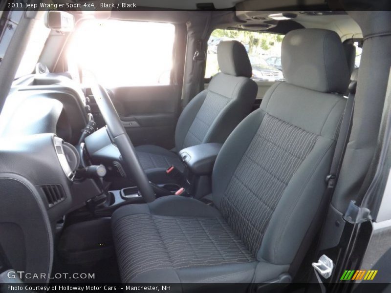 Black / Black 2011 Jeep Wrangler Sport 4x4