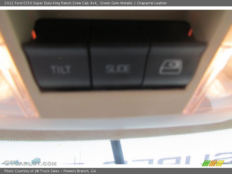 Green Gem Metallic / Chaparral Leather 2012 Ford F250 Super Duty King Ranch Crew Cab 4x4