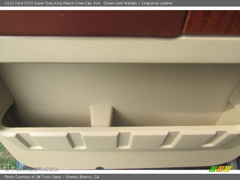 Green Gem Metallic / Chaparral Leather 2012 Ford F250 Super Duty King Ranch Crew Cab 4x4