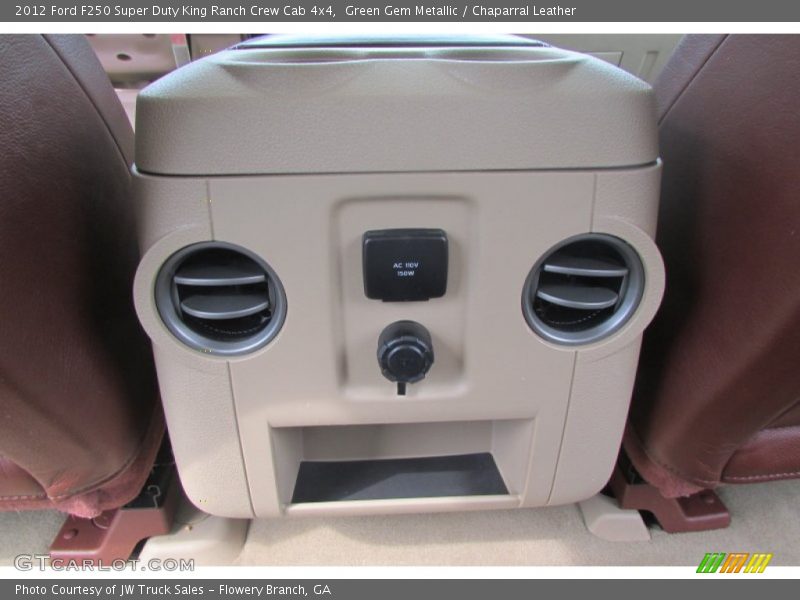 Green Gem Metallic / Chaparral Leather 2012 Ford F250 Super Duty King Ranch Crew Cab 4x4