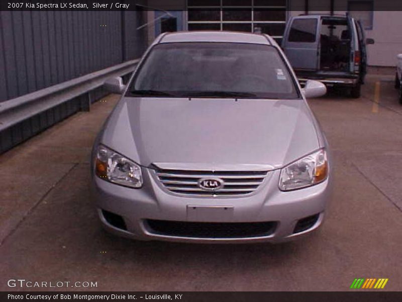 Silver / Gray 2007 Kia Spectra LX Sedan