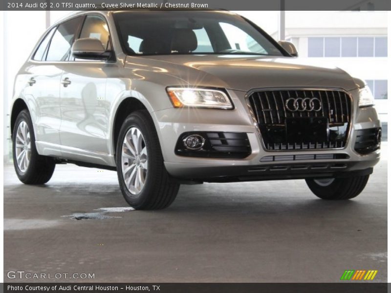 Cuvee Silver Metallic / Chestnut Brown 2014 Audi Q5 2.0 TFSI quattro
