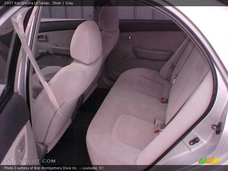Silver / Gray 2007 Kia Spectra LX Sedan