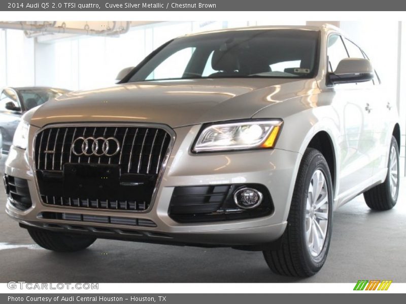 Cuvee Silver Metallic / Chestnut Brown 2014 Audi Q5 2.0 TFSI quattro