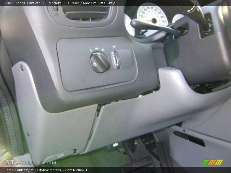 Modern Blue Pearl / Medium Slate Gray 2007 Dodge Caravan SE