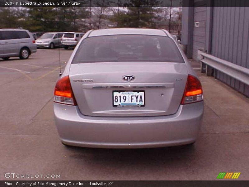 Silver / Gray 2007 Kia Spectra LX Sedan