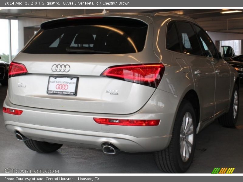 Cuvee Silver Metallic / Chestnut Brown 2014 Audi Q5 2.0 TFSI quattro