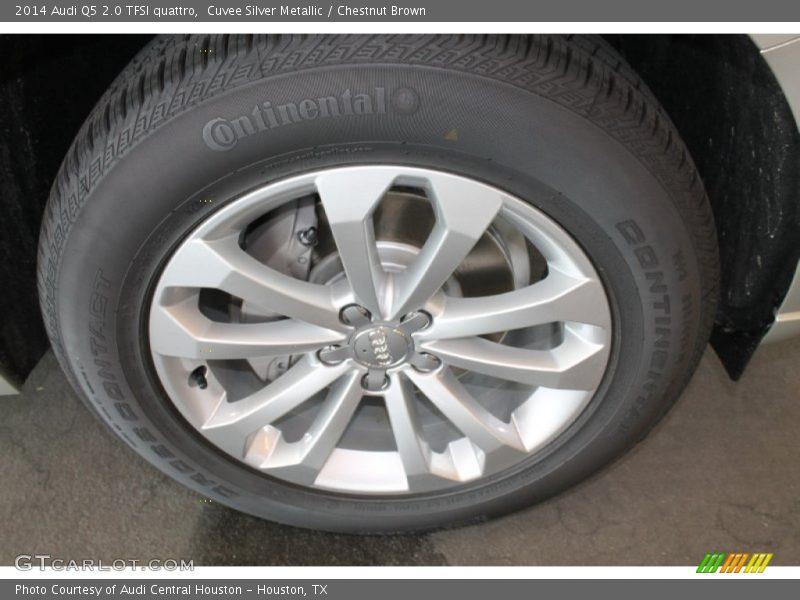 Cuvee Silver Metallic / Chestnut Brown 2014 Audi Q5 2.0 TFSI quattro