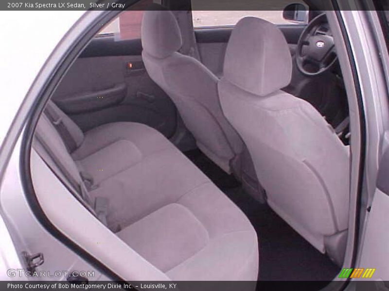 Silver / Gray 2007 Kia Spectra LX Sedan