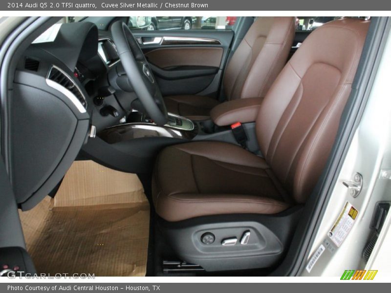 Cuvee Silver Metallic / Chestnut Brown 2014 Audi Q5 2.0 TFSI quattro