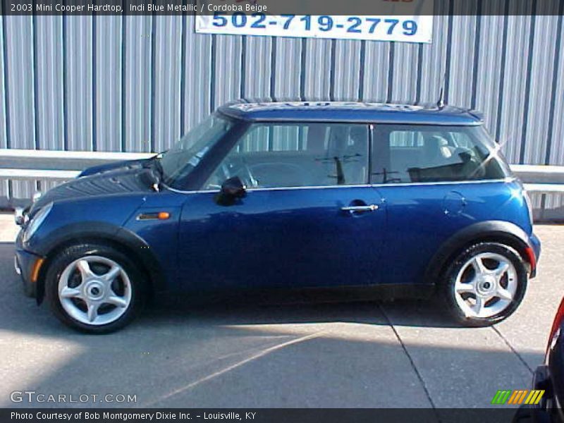 Indi Blue Metallic / Cordoba Beige 2003 Mini Cooper Hardtop