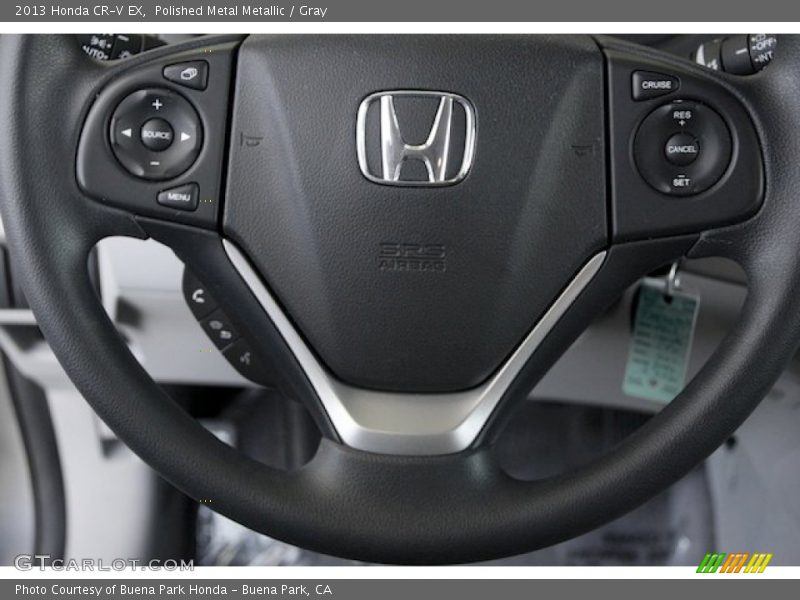 Polished Metal Metallic / Gray 2013 Honda CR-V EX