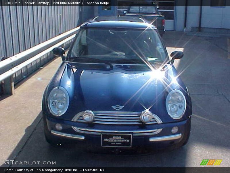 Indi Blue Metallic / Cordoba Beige 2003 Mini Cooper Hardtop