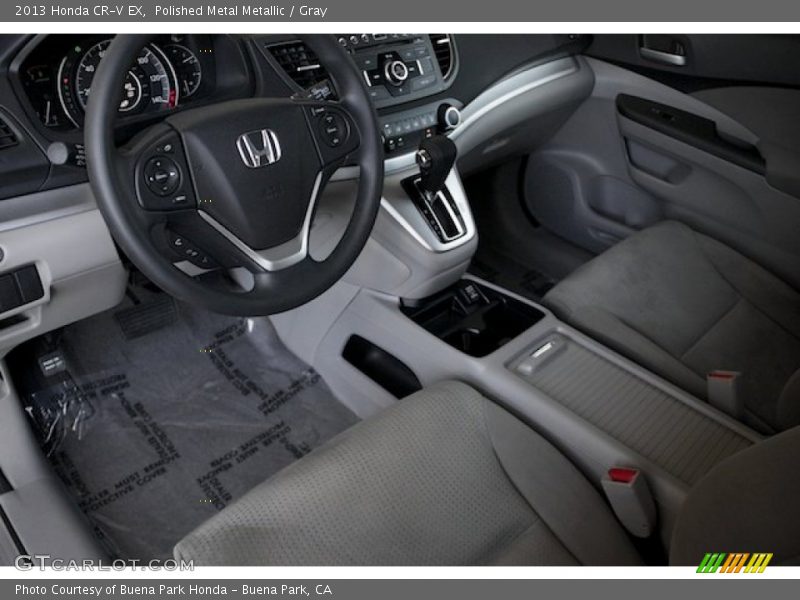 Polished Metal Metallic / Gray 2013 Honda CR-V EX