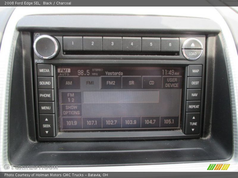 Black / Charcoal 2008 Ford Edge SEL
