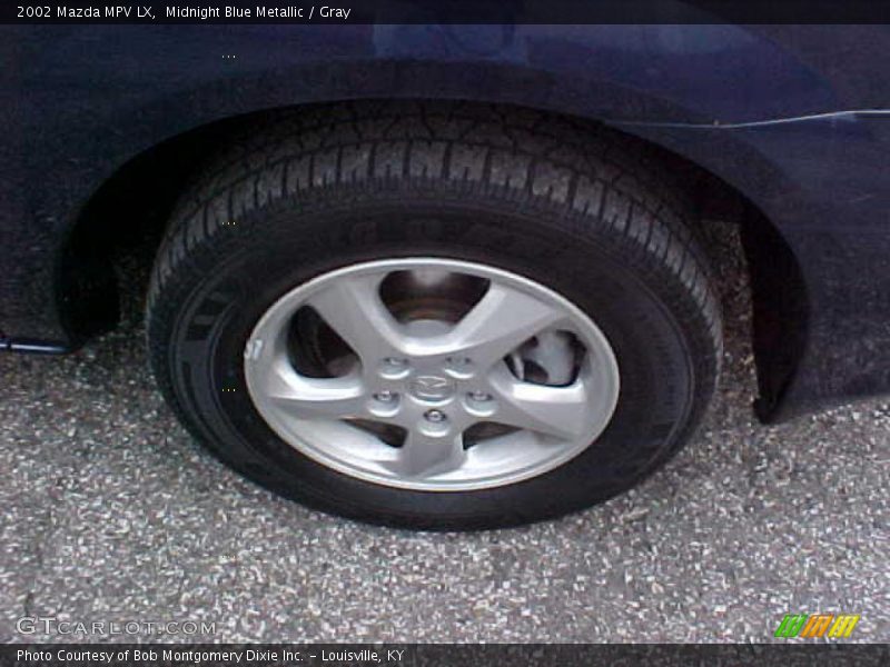 Midnight Blue Metallic / Gray 2002 Mazda MPV LX