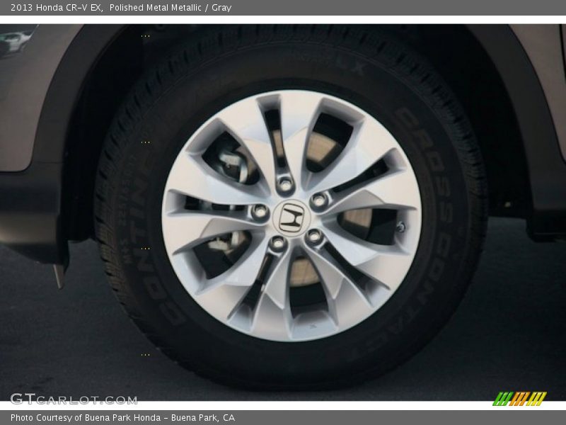 Polished Metal Metallic / Gray 2013 Honda CR-V EX