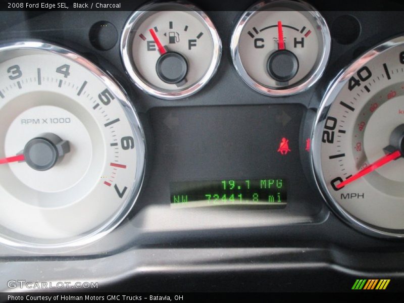 Black / Charcoal 2008 Ford Edge SEL