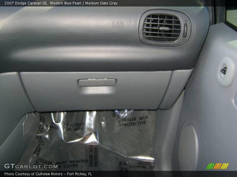 Modern Blue Pearl / Medium Slate Gray 2007 Dodge Caravan SE