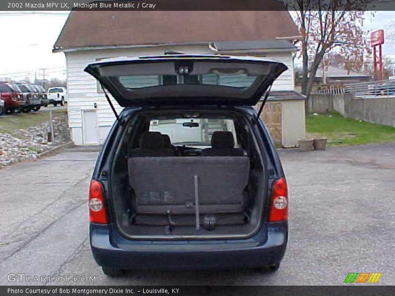 Midnight Blue Metallic / Gray 2002 Mazda MPV LX