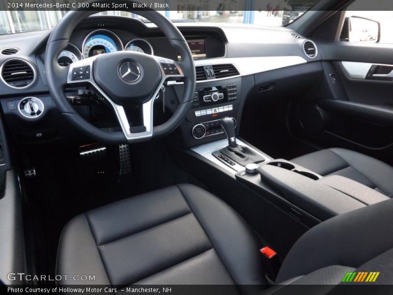 Black / Black 2014 Mercedes-Benz C 300 4Matic Sport