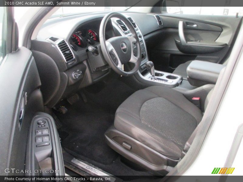 Summit White / Ebony 2010 GMC Acadia SLE AWD