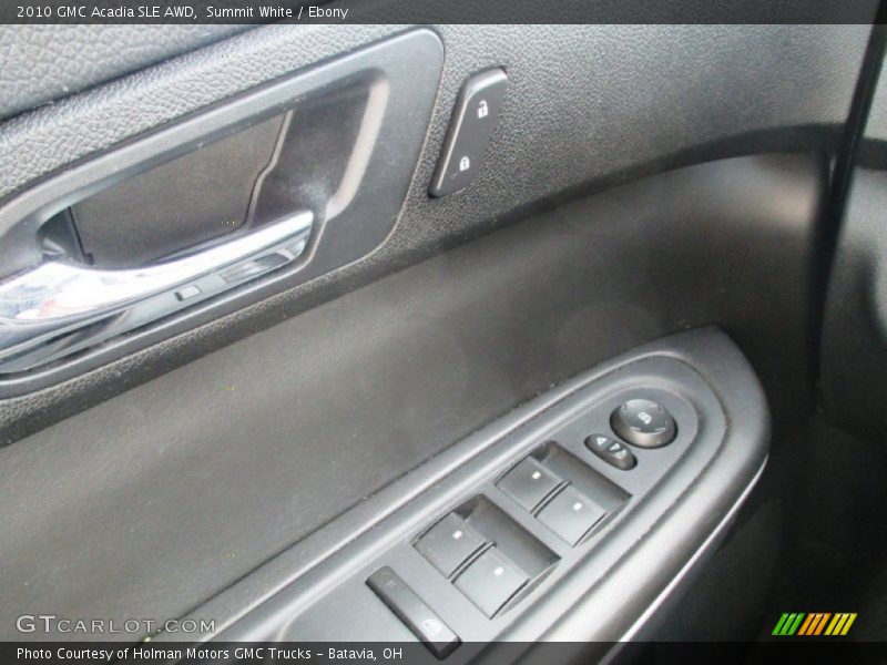 Summit White / Ebony 2010 GMC Acadia SLE AWD