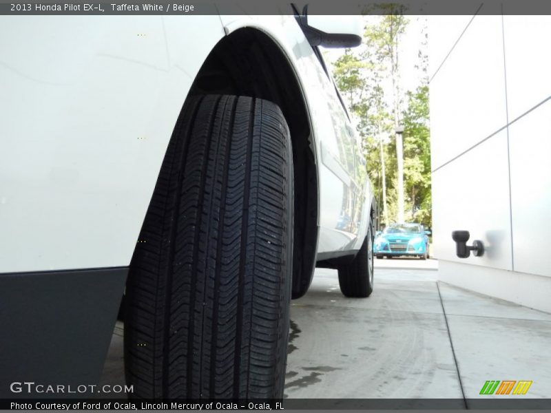 Taffeta White / Beige 2013 Honda Pilot EX-L