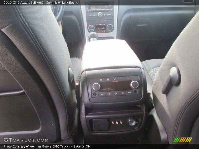 Summit White / Ebony 2010 GMC Acadia SLE AWD