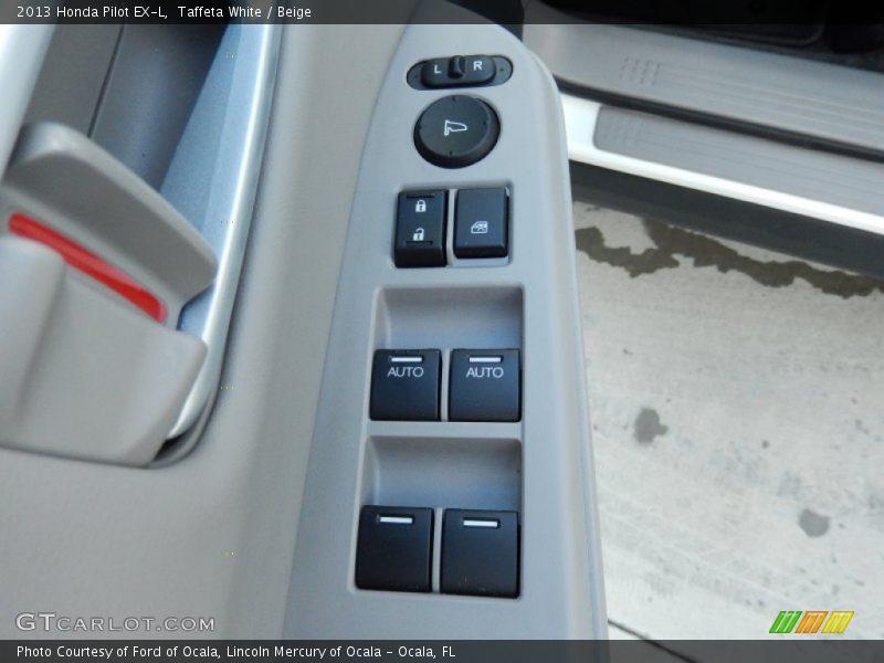 Taffeta White / Beige 2013 Honda Pilot EX-L