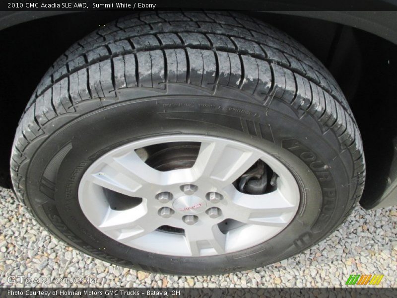 Summit White / Ebony 2010 GMC Acadia SLE AWD