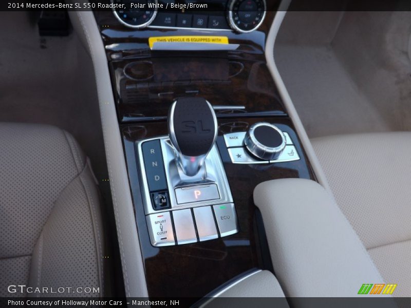 Polar White / Beige/Brown 2014 Mercedes-Benz SL 550 Roadster