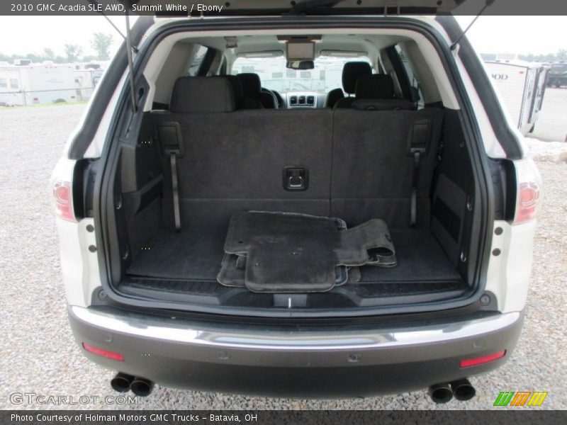Summit White / Ebony 2010 GMC Acadia SLE AWD