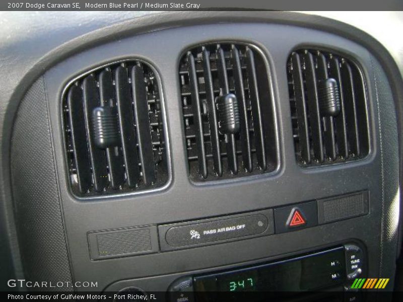 Modern Blue Pearl / Medium Slate Gray 2007 Dodge Caravan SE