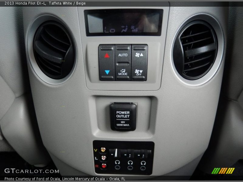 Taffeta White / Beige 2013 Honda Pilot EX-L