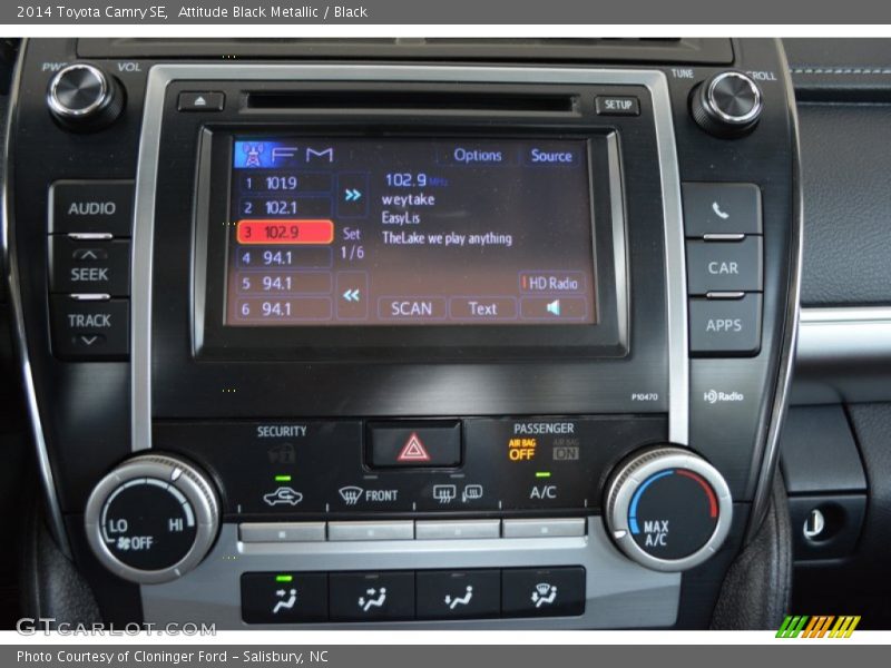 Attitude Black Metallic / Black 2014 Toyota Camry SE